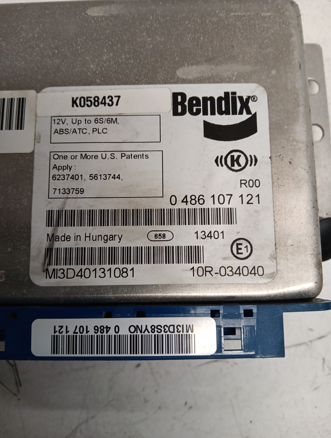 International 4400 Bendix ABS Control Module KO58437 3703692C1 Item #3120