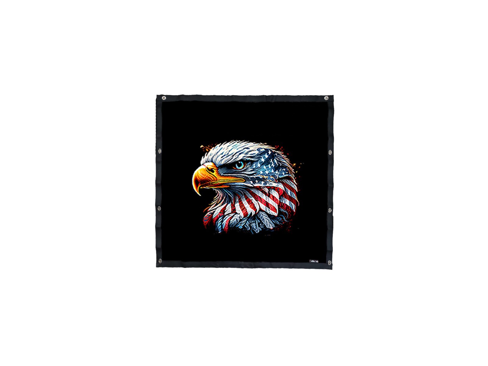 Premium Patriotic Eagle Head Mesh Bug Screen Fits Kenworth W900B by GrilleAdz