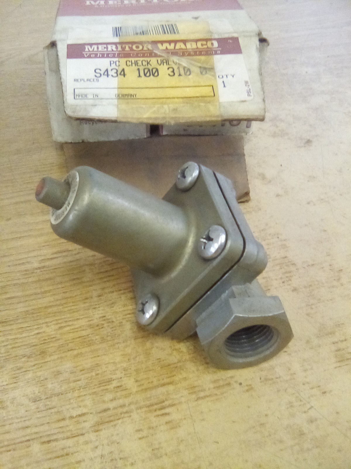 Meritor Wabco S434 100 310 0 PC Check Valve
