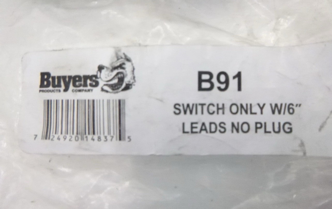 Buyers Products Indicator Switch Only B91 w/6″ Leads No Plug