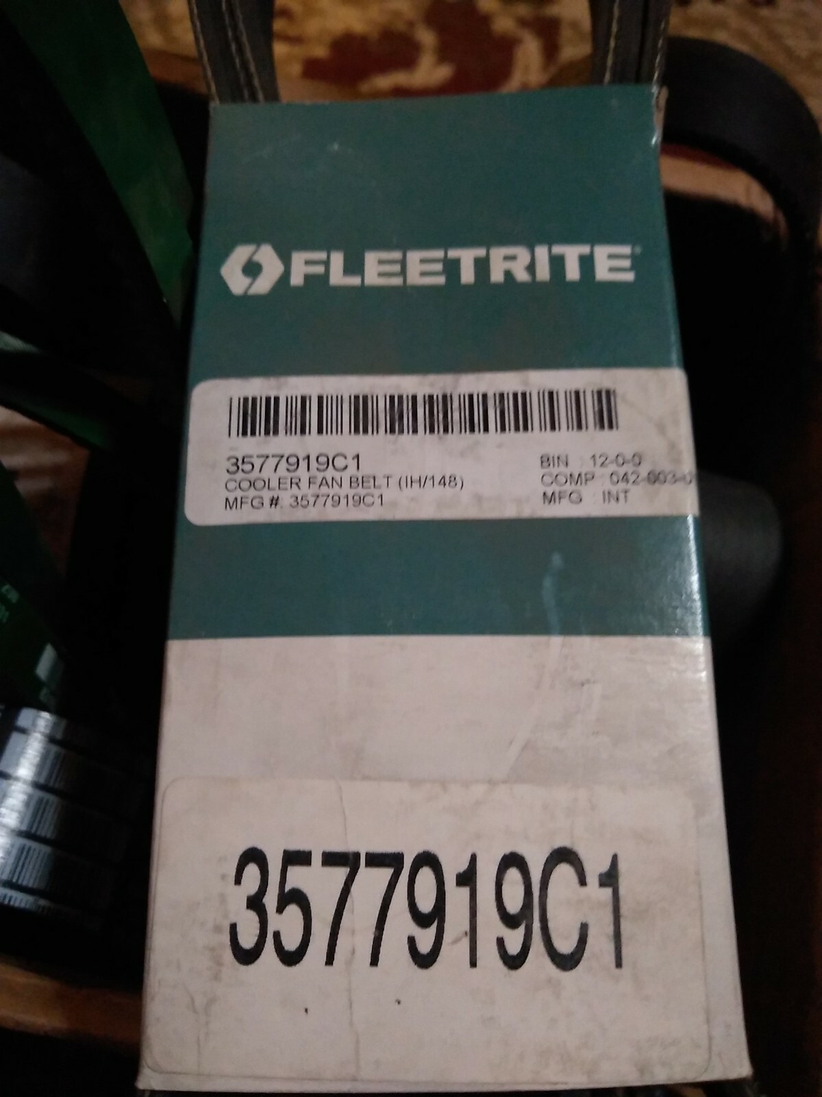 3577919C1 OEM GENUINE INTERNATIONAL FLEETRITE Serpentine Belt