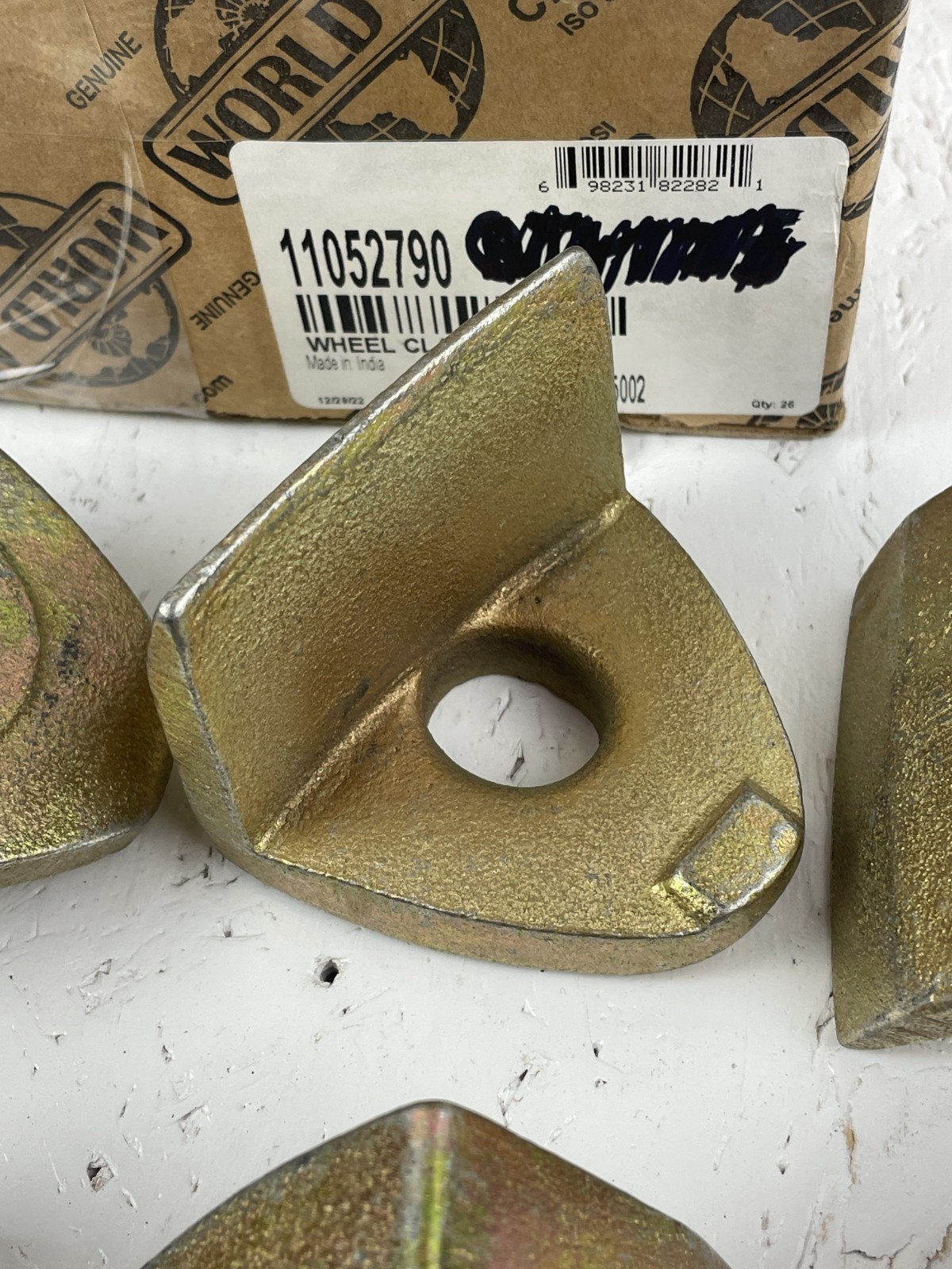 3/4 World American WA15-5002 Wheel Clamps for Dayton “F” Style Wheels – Lot of 8
