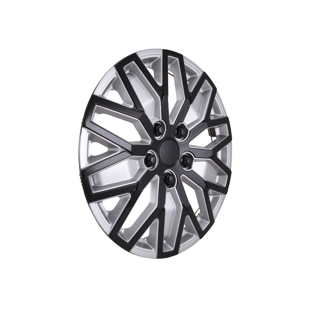 Coast to Coast Wc 10 U Spoke Sil/Blk 15″ Set 4