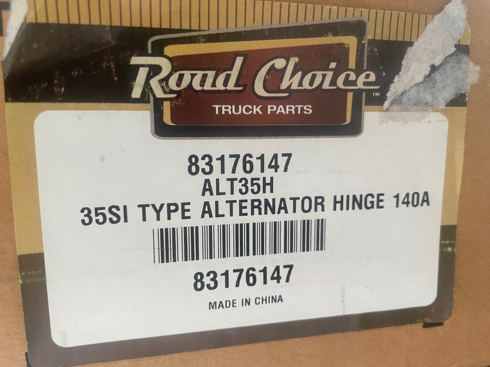 Road Choice Alternator ALT35H 35SI Hinge Style 140A 83176147