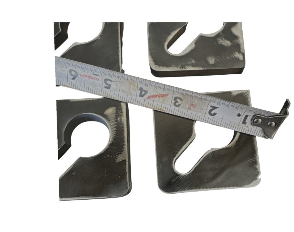 Banjo Eye 3/8 Plate Weld On Single Slot 3/8 Chain Truck Trailer 3×3