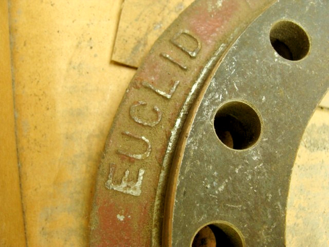 EUCLID E-957 CAST IRON BRAKE SPIDER 16.50″ WITH BOLTS