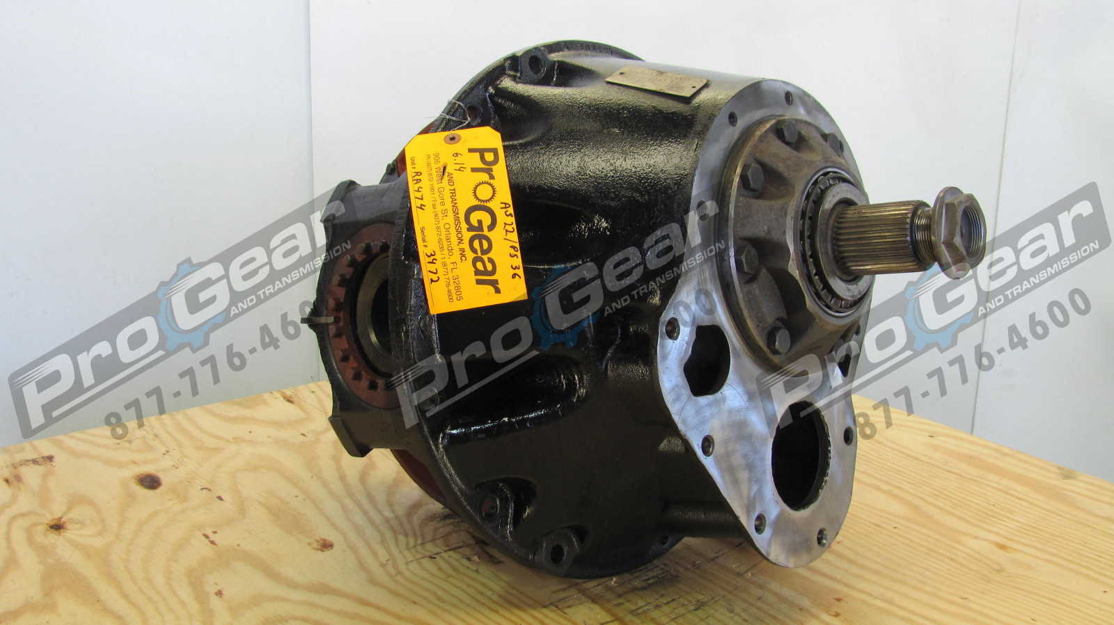 RA474-6.14 BACK HALF DANA SPICER INTERNATIONAL RA474 FRONT-DIFF