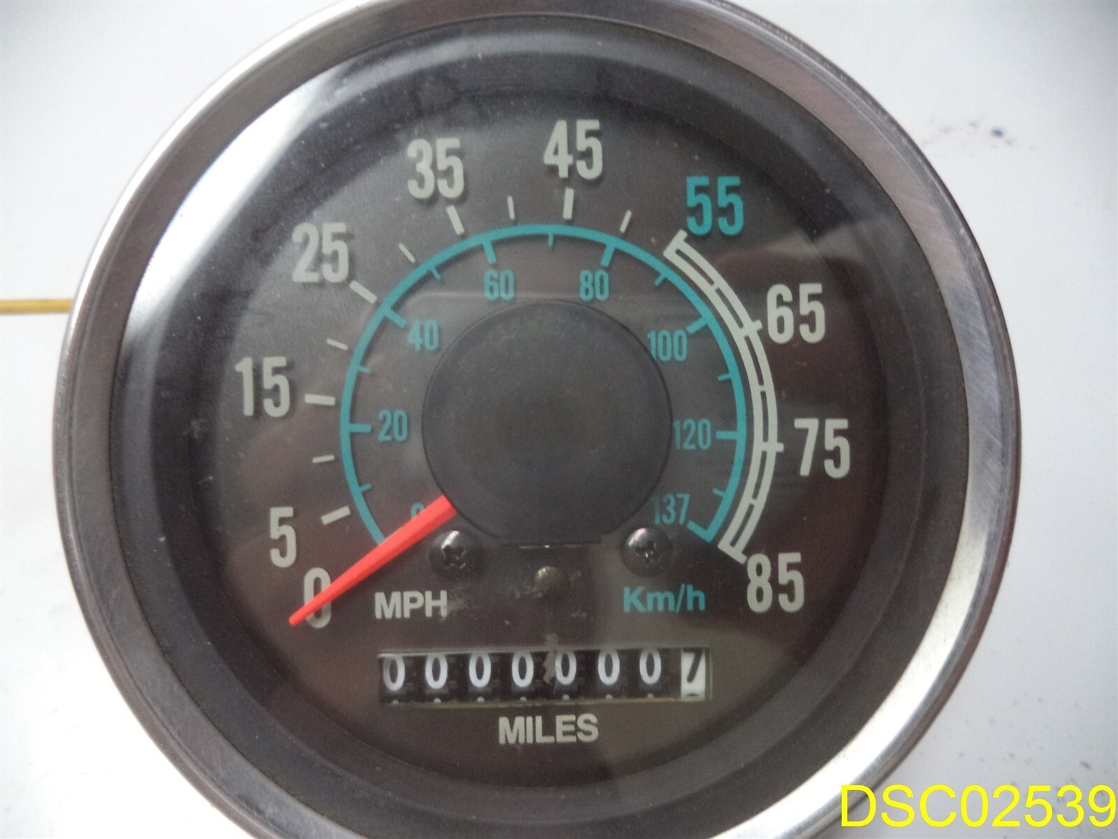 Prestolite Speedometer Model No. 7SM28552 AF, 12V