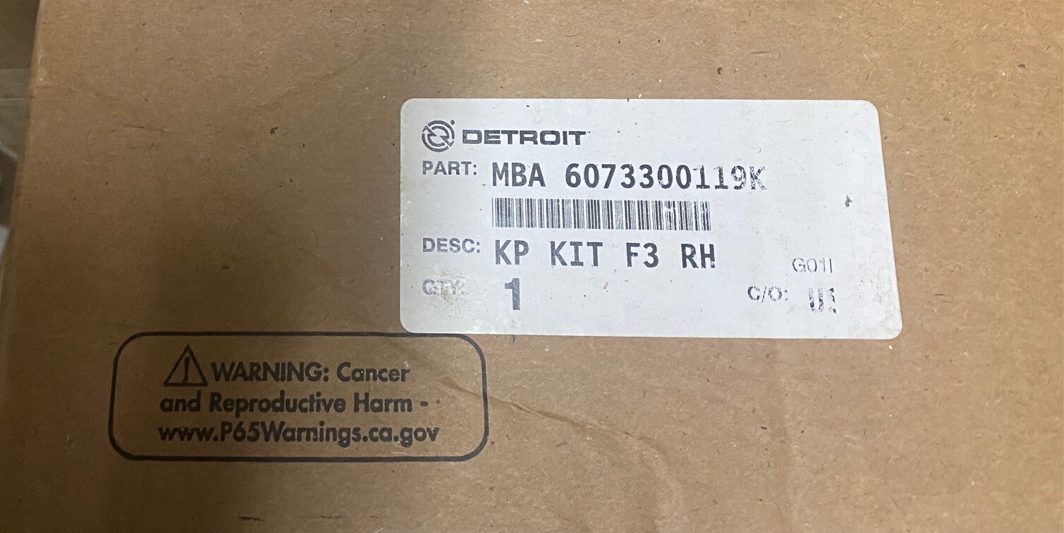 Detroit King Pin Set F3 – RH MBA 6073300119K