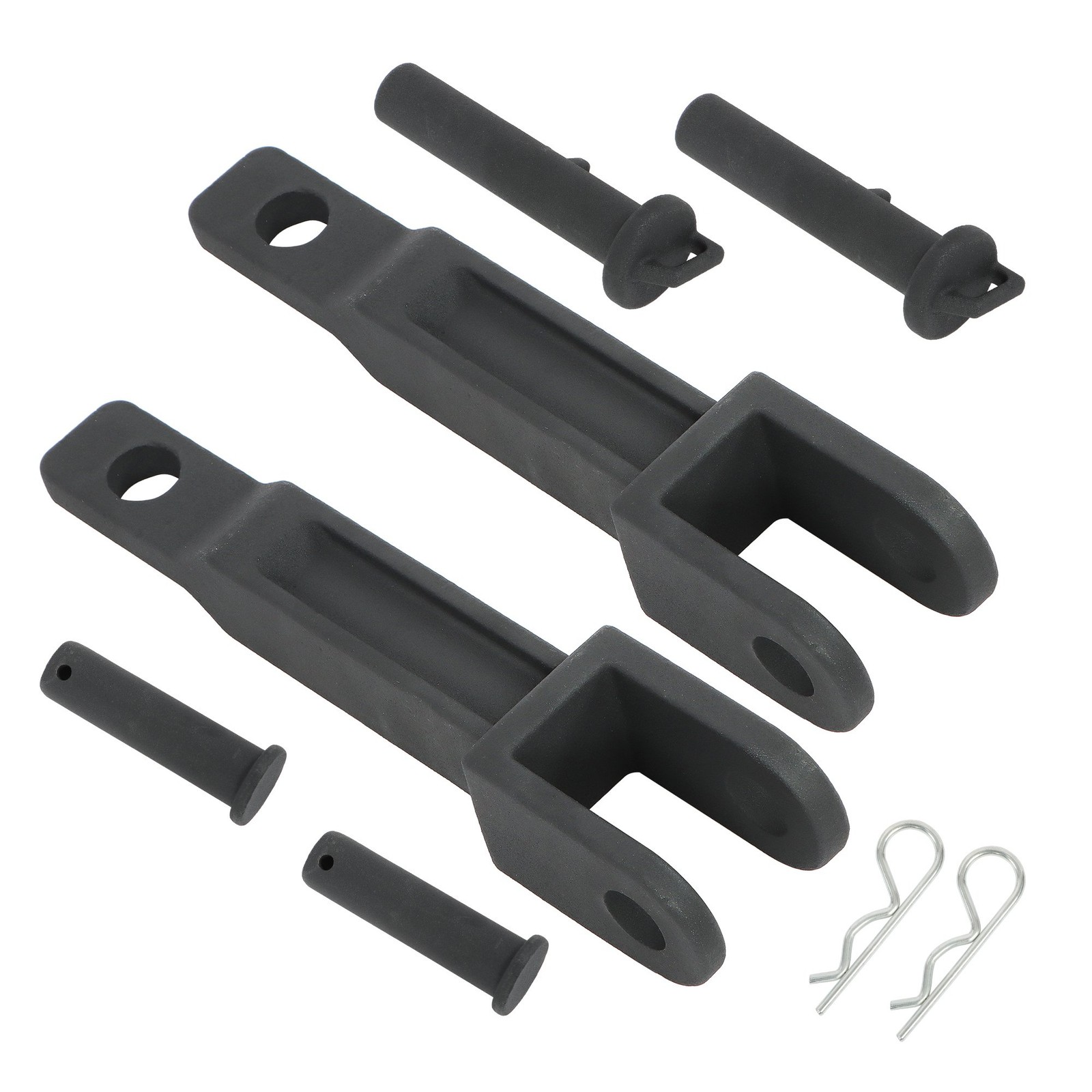 2× Towing Hooks with Pull Pin & Frame Pin for Peterbilt 384 387 Kenworth T170