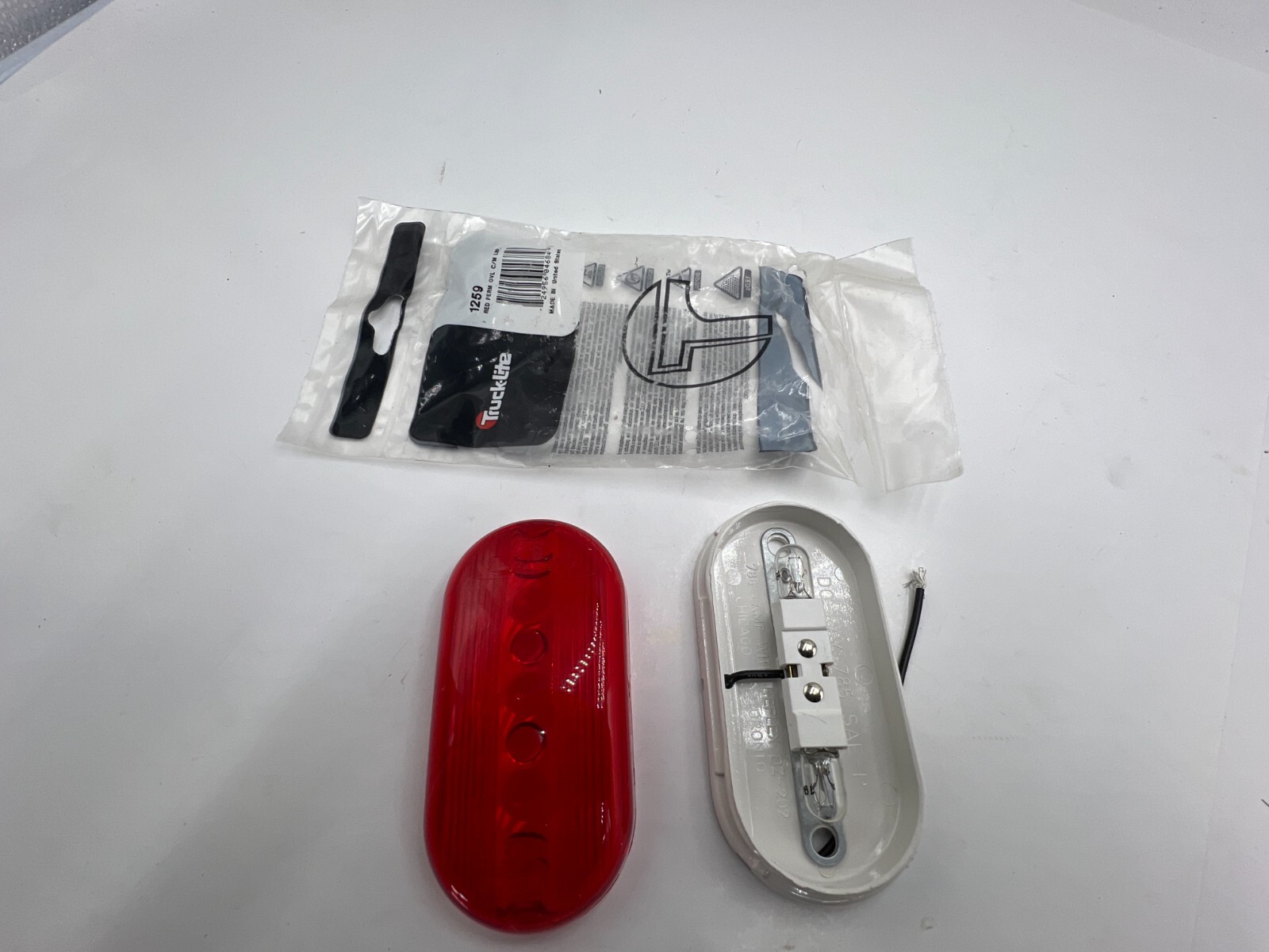 (QTY 5) OEM Truck Lite 1259 Signal Stat Marker Clearance Light , Hardwired