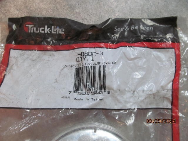 Truck-Lite 4060C-3 LED back up light clear white Free shipping