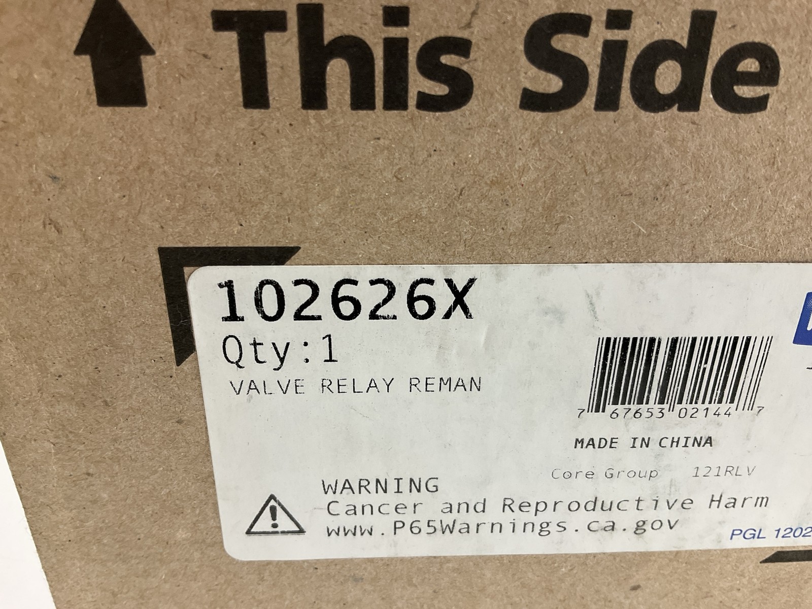 REMAN. Haldex 102626X R 12 Relay Brake Valve