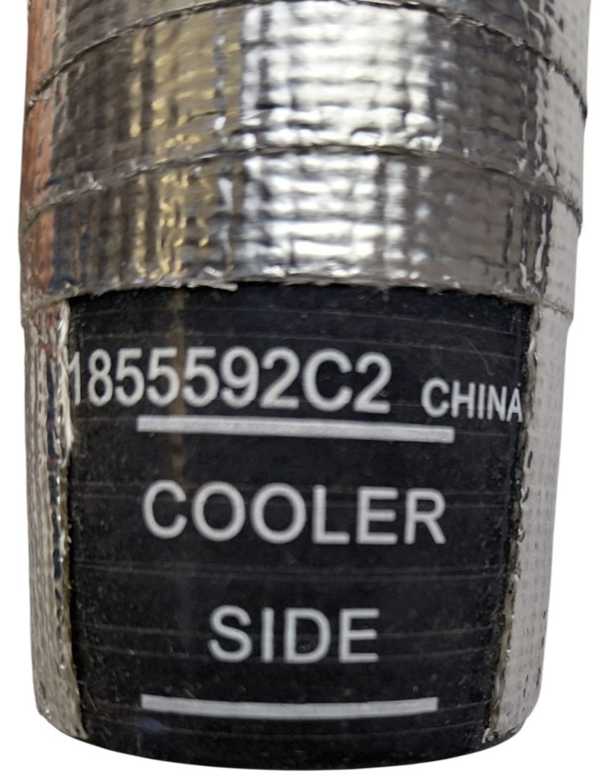 1855592C2 Engine Coolant Hose Head Side to Cooler Side Pipe Hose