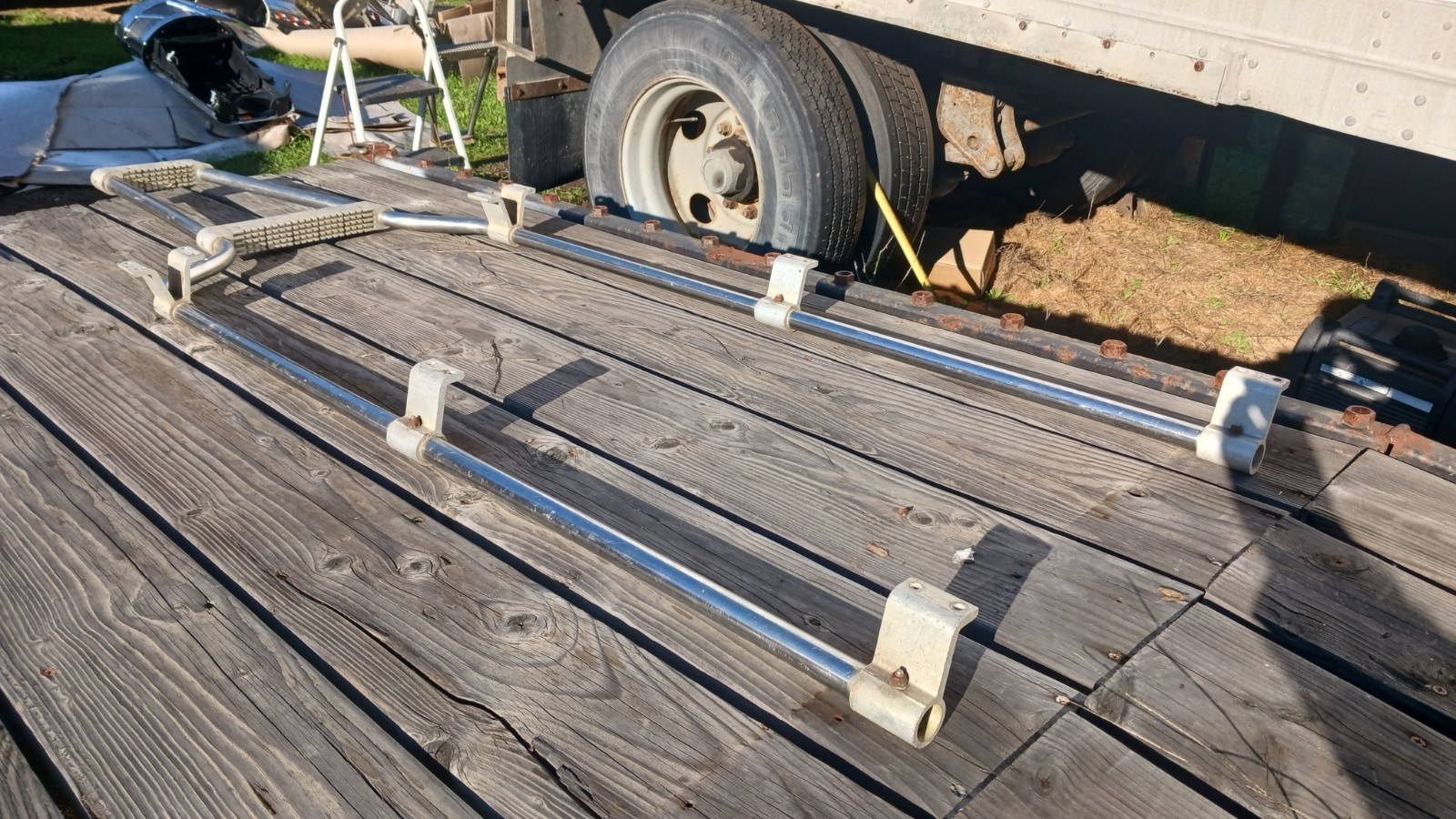 Kenworth K100E Grab Handles Steps, Kenworth K100 Cabover Step