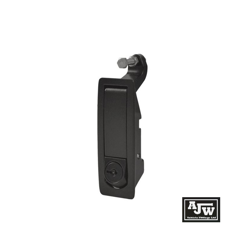 Compression Latch Raised Lock Trigger, Black, Locking (4 Pack) 1-25mm Grip Range