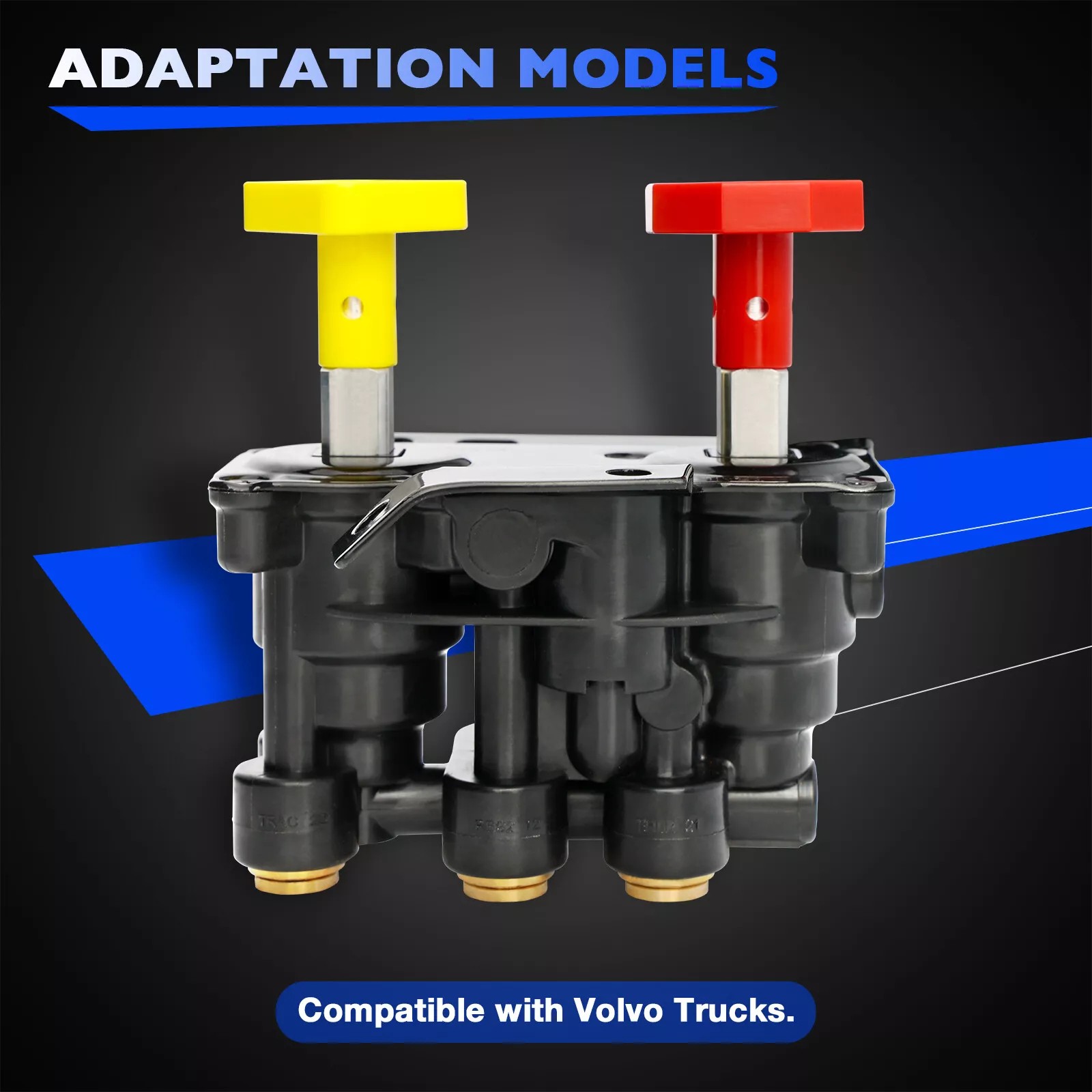 MV-3 Dash Air Brake Control Valve Fit Haldex Volvo 20560009 Keene Trucks KN20619