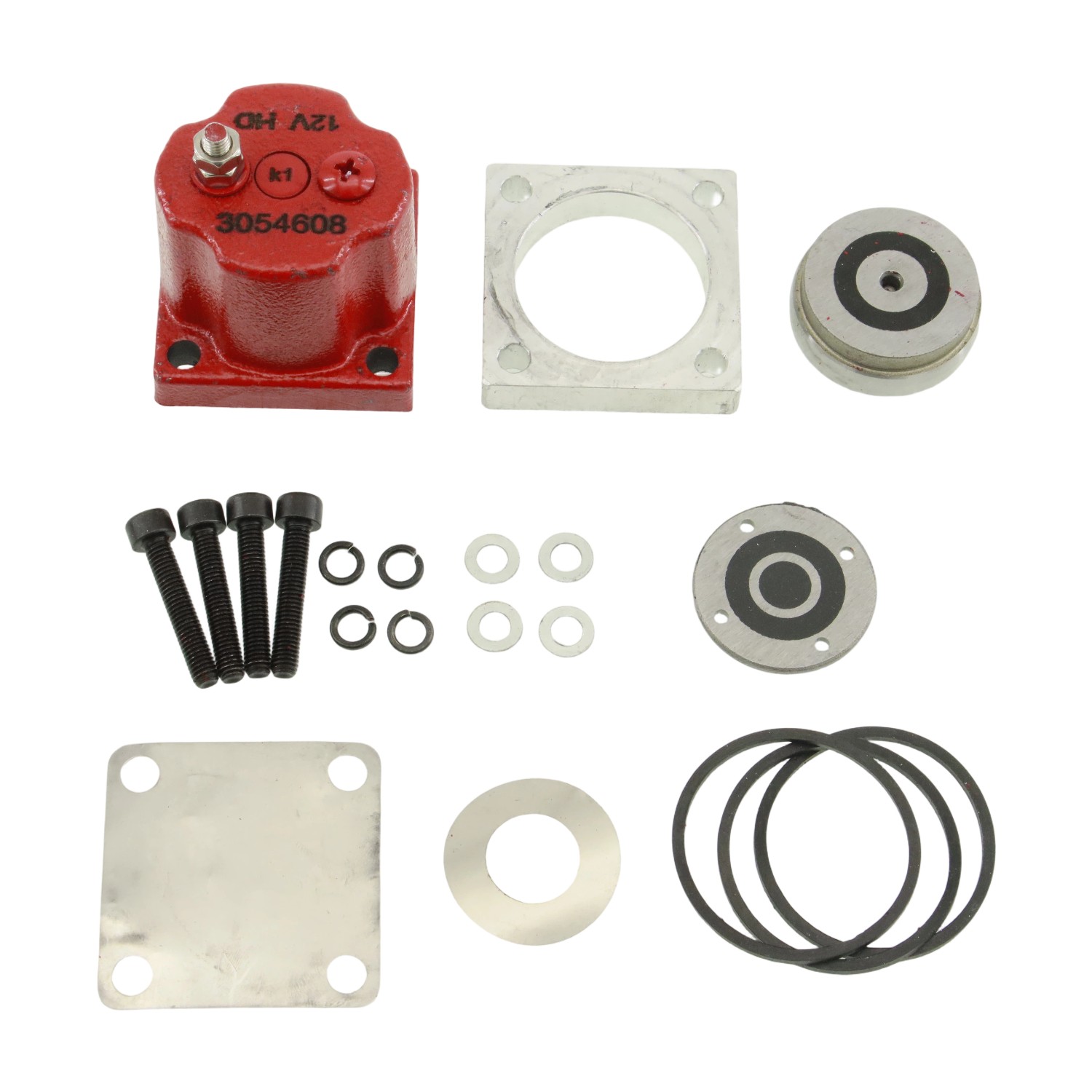 For Cummins N14 Solenoid US 180204 3054608 209940 NEW OEM Fuel Shutoff Valve Set