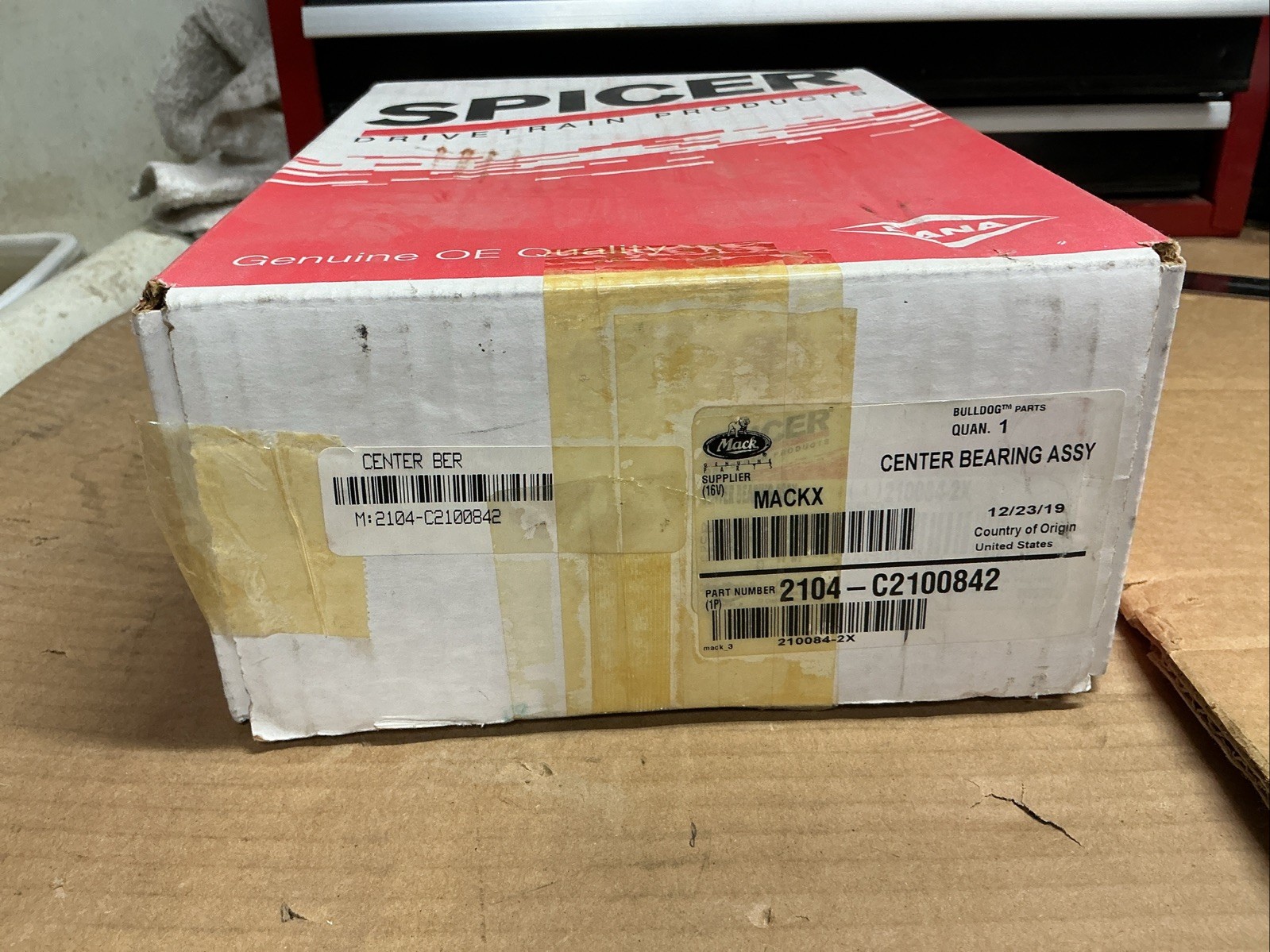 Fits Mack 2104-C2100842 Vcenter Berg Dana Spicer