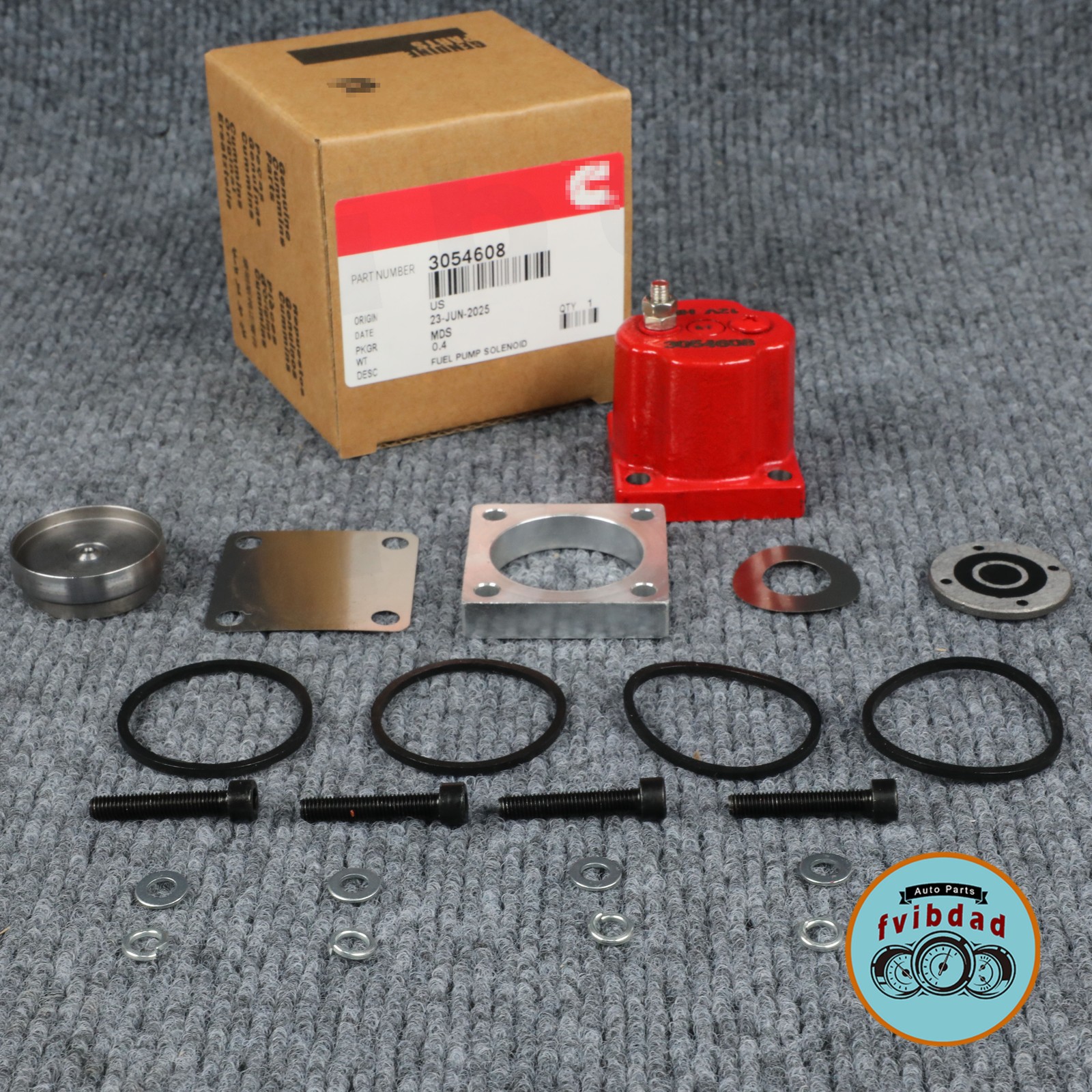 New 180204 Fuel Shutoff Valve 3054608 209940 Fits For Cummins N14 PAI Solenoid