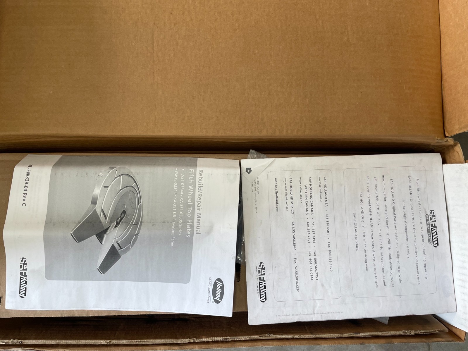 SAF-Holland RK-351-03505 Rebuild Kit as pictured