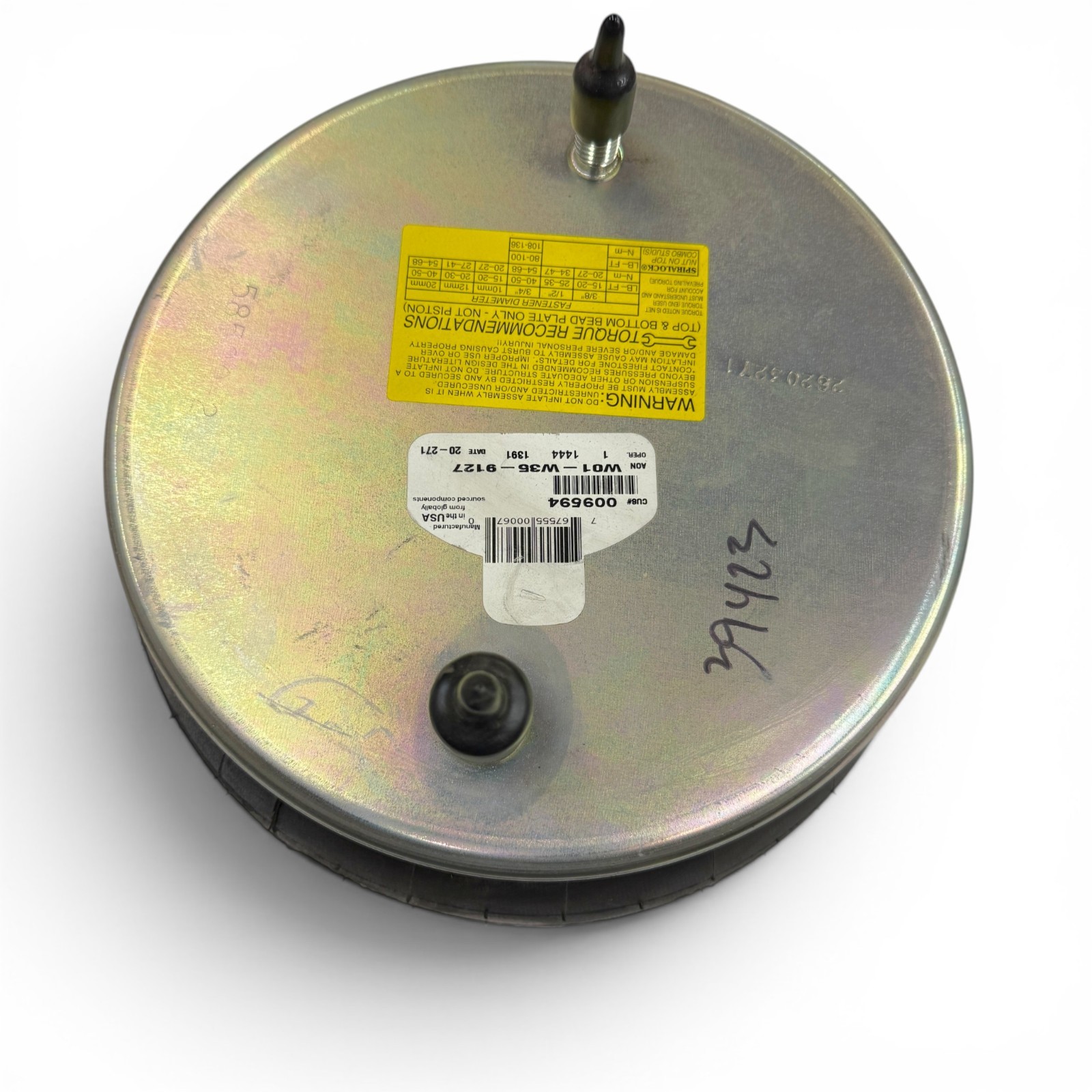 Firestone W01-W35-9127 Rear Suspension Airide Air Spring Bag New Flyer Bus
