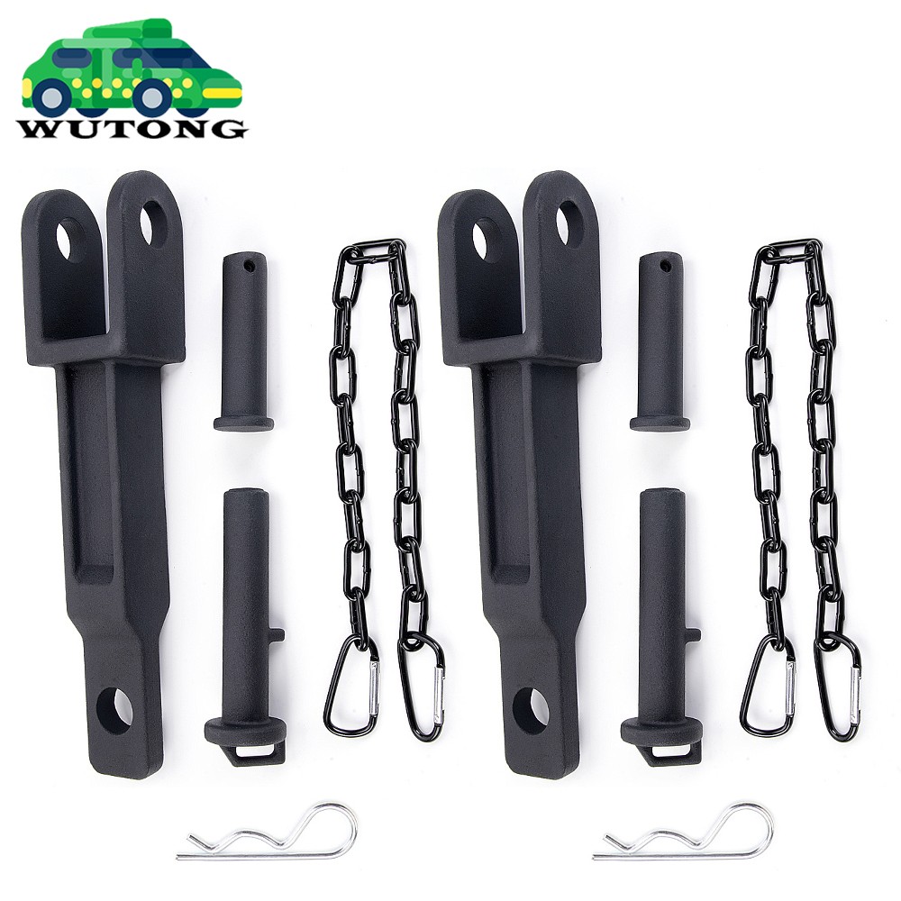 2 Sets of A20-6014 Tow Hook For Kenworth Peterbilt With Pull Pins and Frame Pins