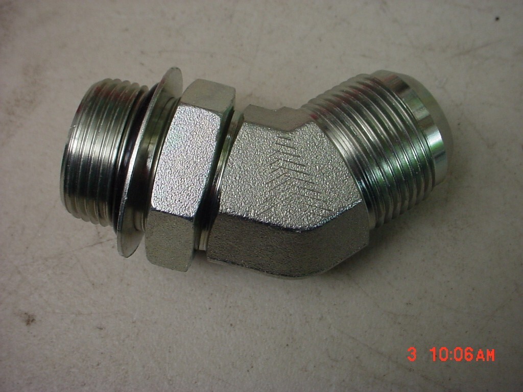 Lot of 19 Tompkins 6802-16-16 ELBOW JIC MALE TO O-RING MALE 45 DEGREE