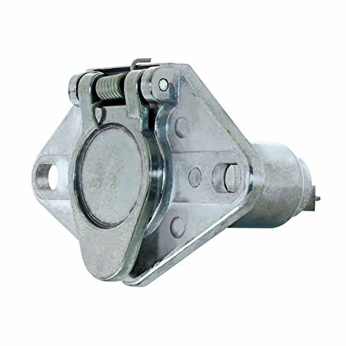 United Pacific 90505 Round 6-Way Male Connector – Split Pin – 1 Unit