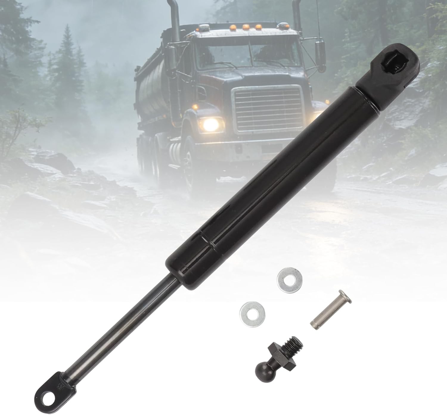 Heavy Duty Gas Spring Assembly W/ Screw Kit 6990-401765X1 For Mack Volvo Trucks
