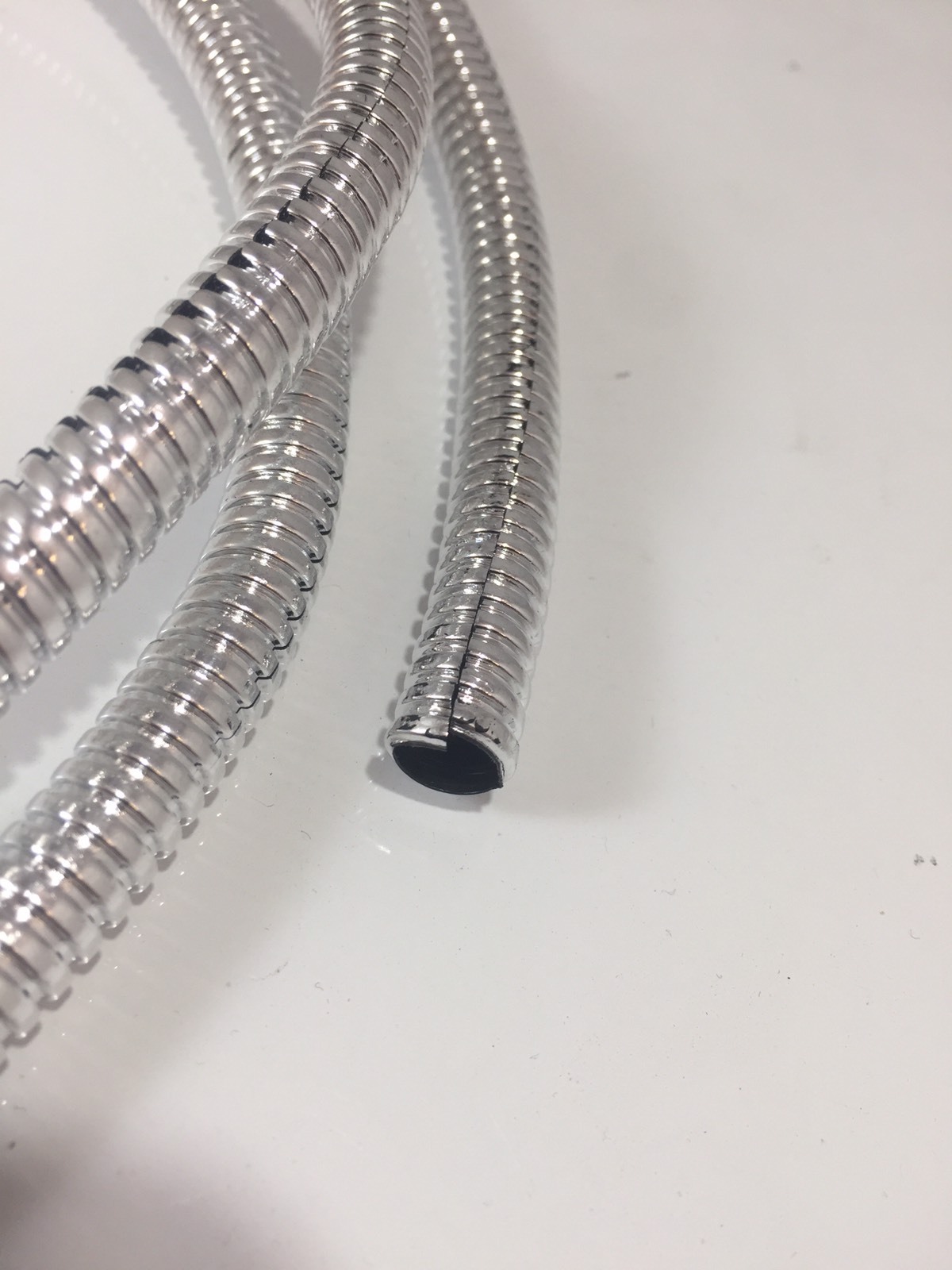 Wire Loom 1/4″ Diameter 72″ Long Universal (Chrome)