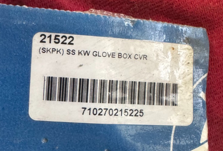 UNITED PACIFIC SS KW GLOVE BOX COVER 21522