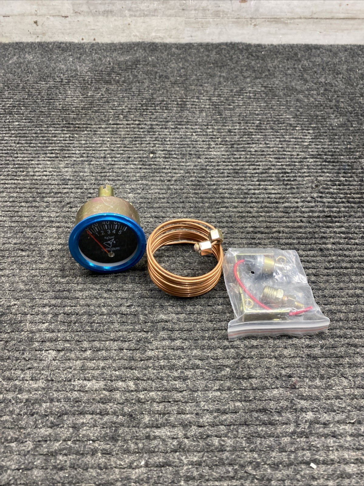 J&N 640-01022 Oil Pressure Gauge Mechanical, 0 80