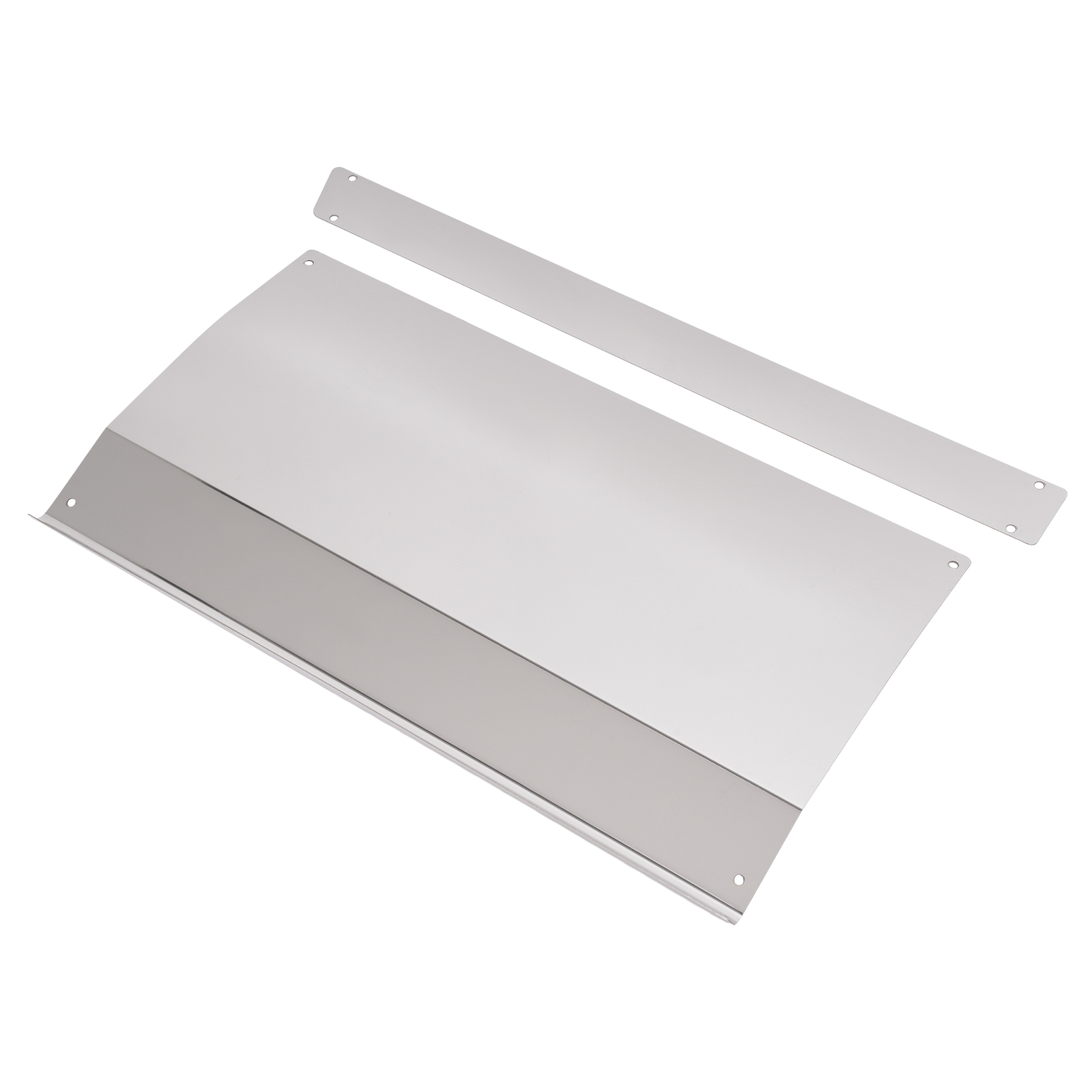 For Kenworth T680 304 Stainless Steel Front Upper& Lower Kick Plate Set Of 2