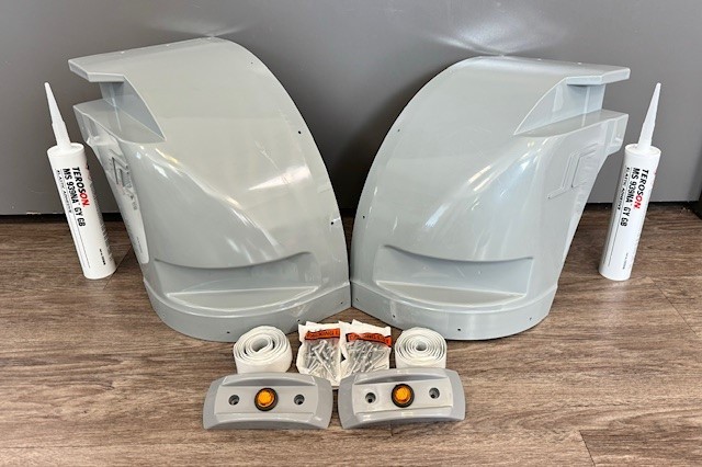 Complete Corner Cap Kit Replaces Supreme Truck Body 116404/116405 – OEM New!