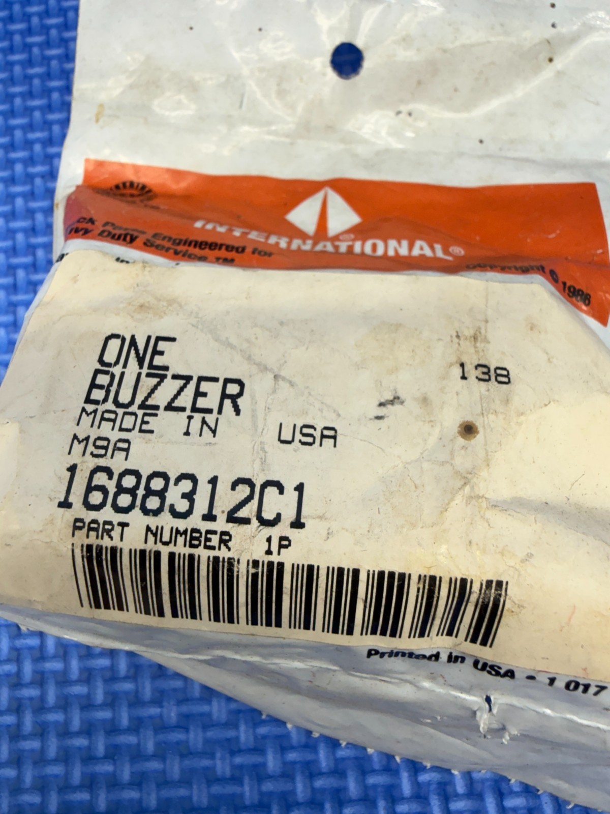 Genuine International 1688312C1 Navistar 12V Warning Alarm Buzzer