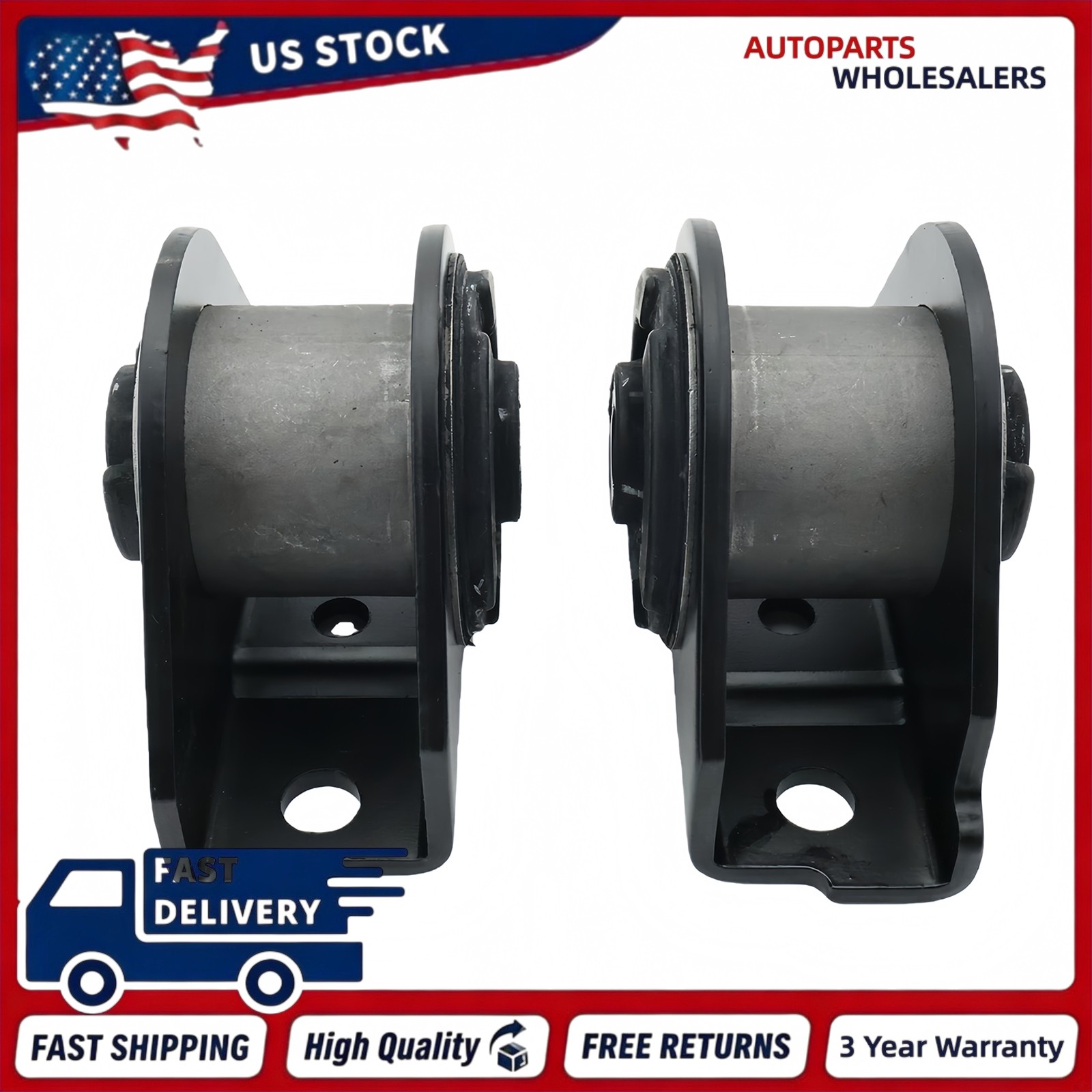 2* Front Cabin Mount w/ Bushing Replaces for Freightliner 18-59922-000 USA