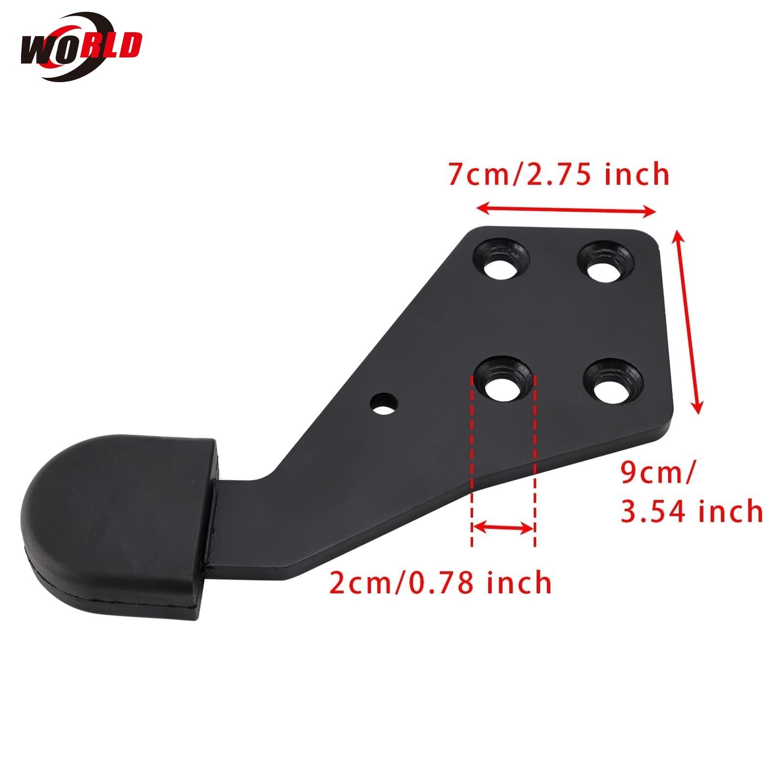 Left Right Poly Hood Guide Pair HLK2733L HLK2733R For International Truck New