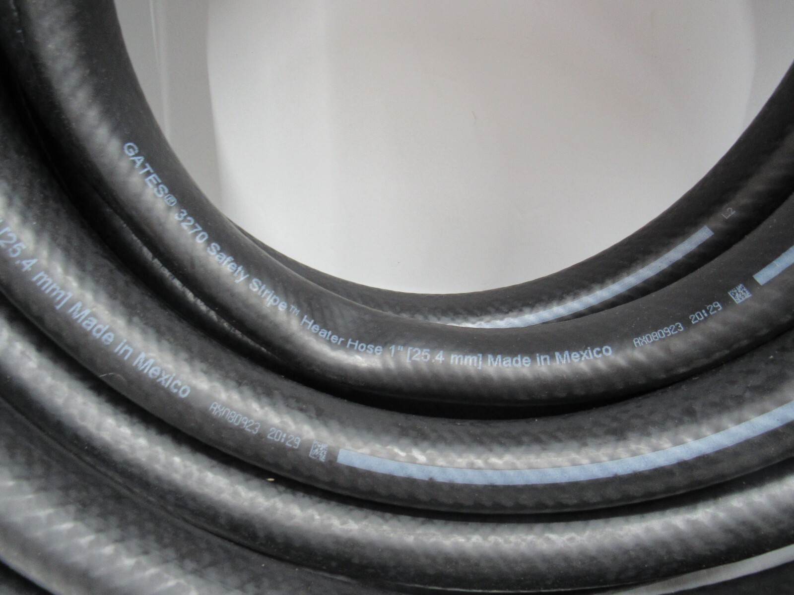 NAPA Gates Safey Stripe H151 H-151 Heater Hose High Temp 50 FT 1″ 25.4 mm