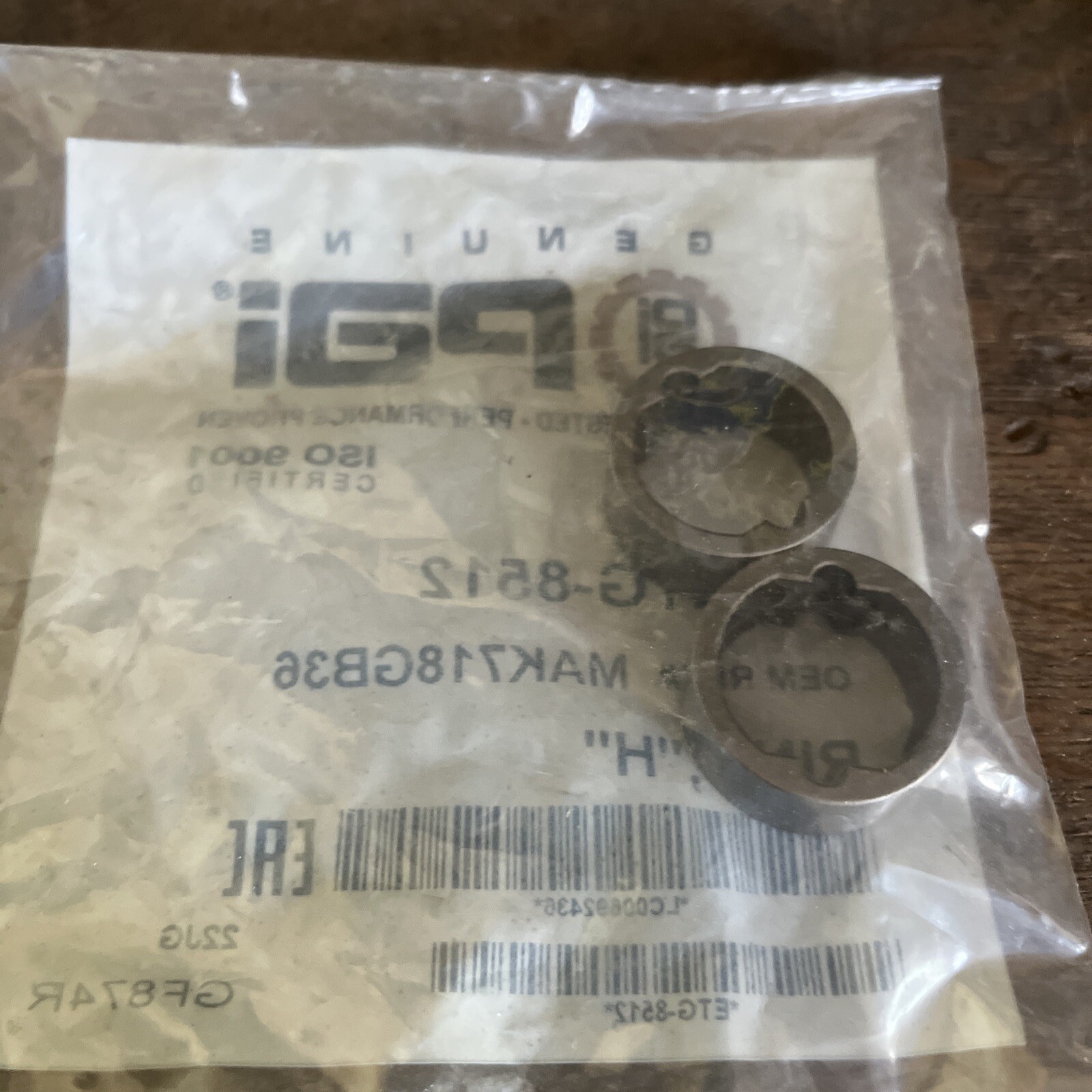 2 NOS PAI ETG-8512-003 Ring,”H” For Mack 718GB36