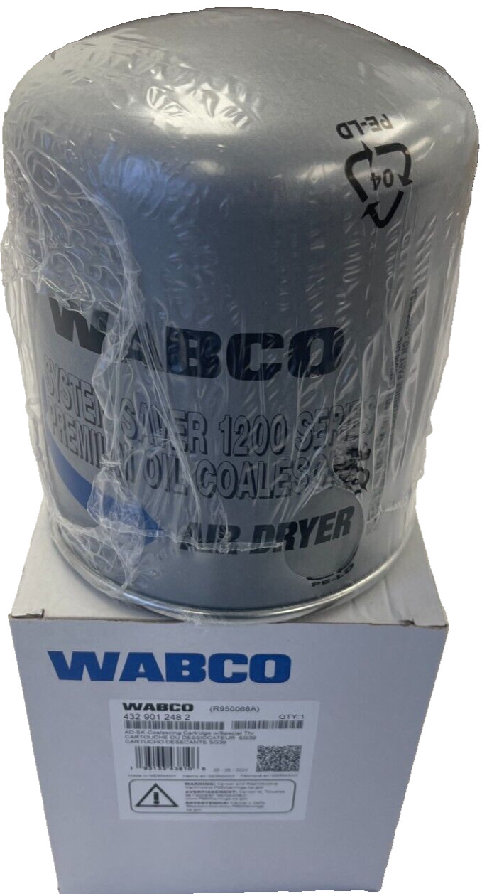 GENUINE CARTRIDGE AIR DRYER WAB 432 901 248 2 FREIGHTLINER CASCADIA 100% GERMANY
