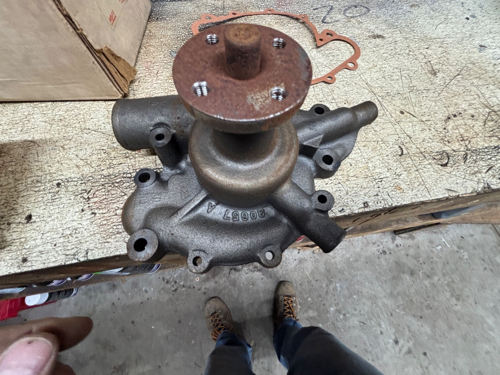 TRW FP1404 WATER PUMP 9W AMC JEEP V8 290 304 343 360 390 401