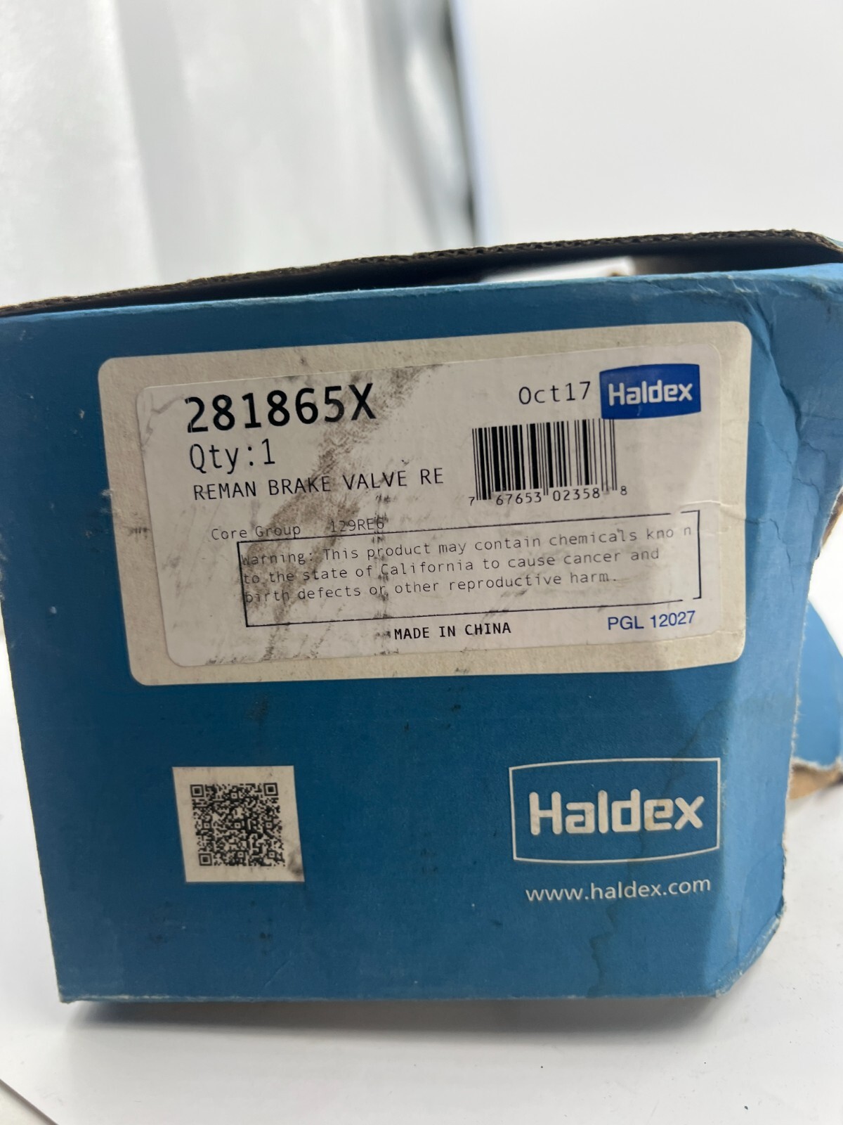 Haldex 281865X Emergency Relay Valve Supply 1 @ 3/8″ , 1 @ 3/4″ Heavy Duty