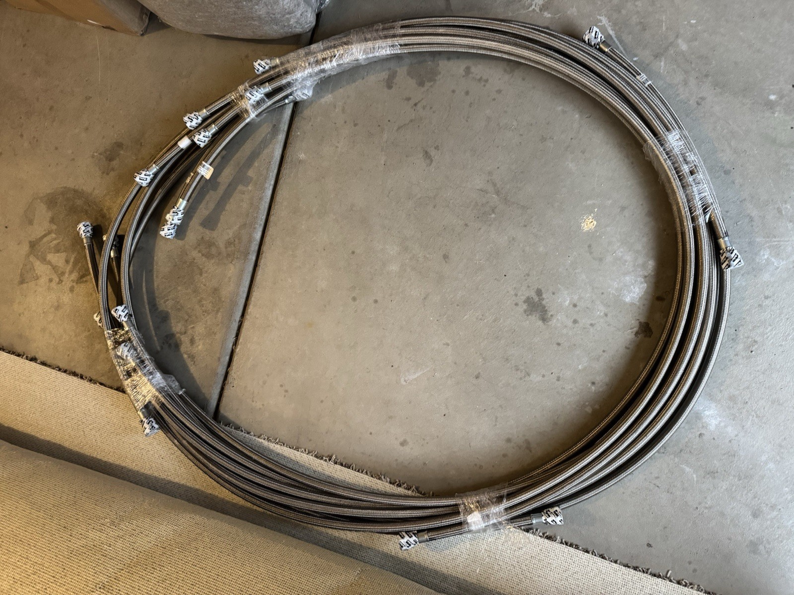 Parker Freightliner A12-15912-120 Air Line, Air Hose Discharge, Teflon, 120”