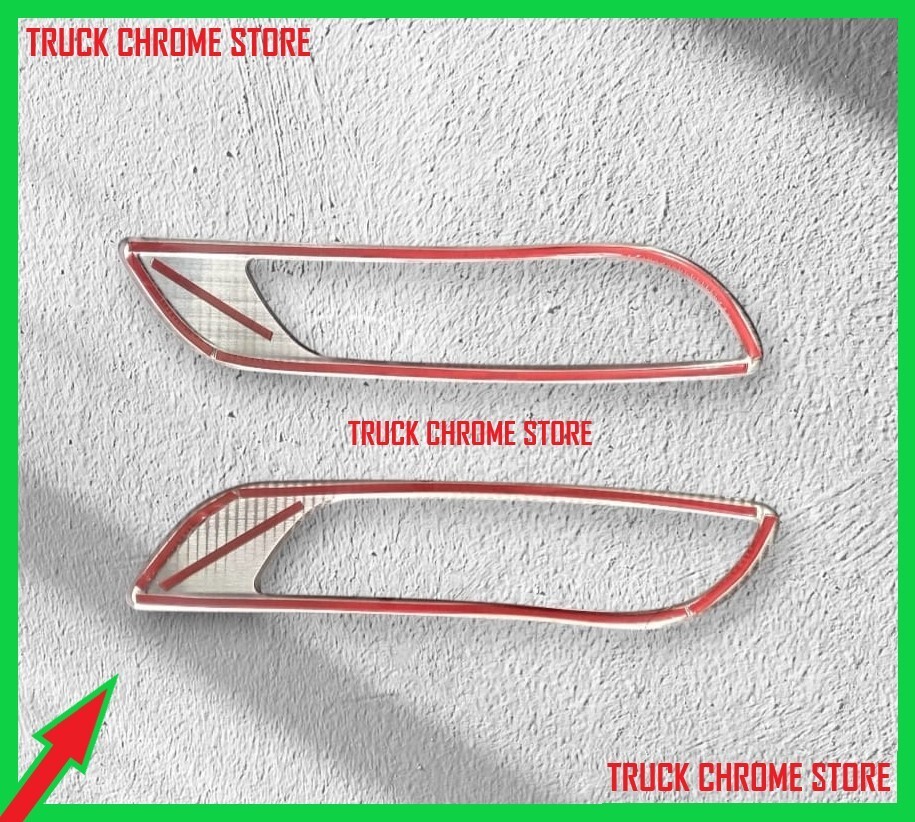 DAF XF 106 FOG FRAME CHROME Super Polished Stainless Steel. ( 1 SET )