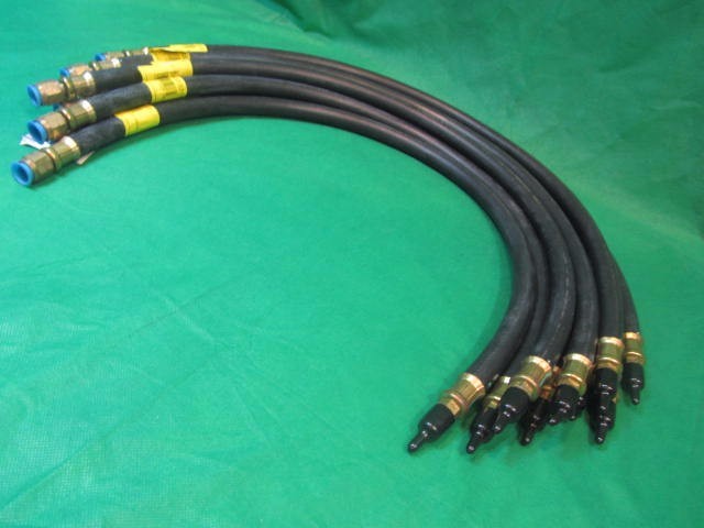 Parker 271-6 Air Brake Hose 3/8″ 9,5mm 1,6MP 225 PSI 2’10”, Lot of 10 Pcs.