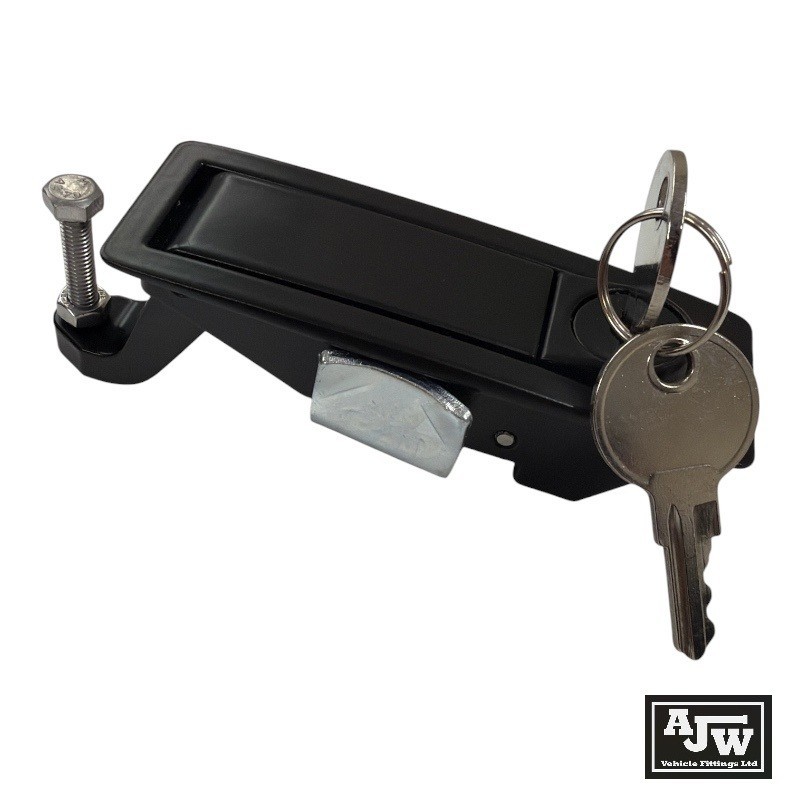 Compression Latch Raised Lock Trigger, Black, Locking (4 Pack) 1-25mm Grip Range