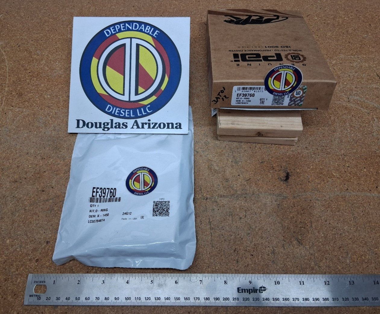 Range Cylinder O-Ring Kit for Fuller. EF39760 Ref.# K-2802, A-4008, 469267C91