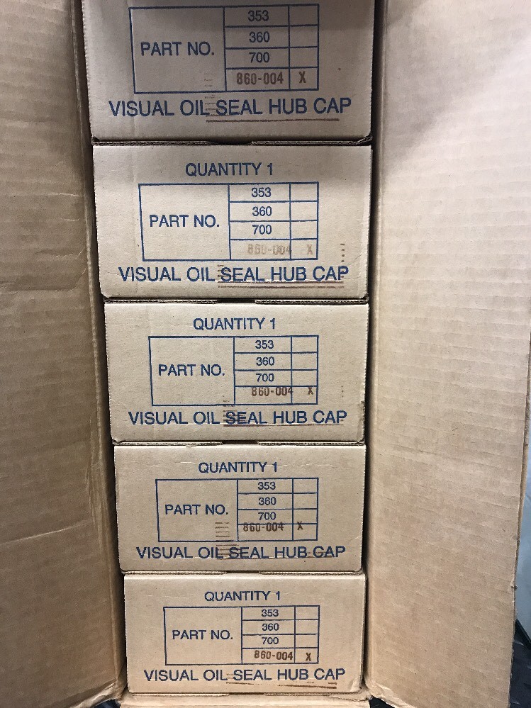 USA MADE LEXAN VISUAL OIL SEAL HUBCAP STEMCO CR VISUAL BATH HUB CAP 5 Hole