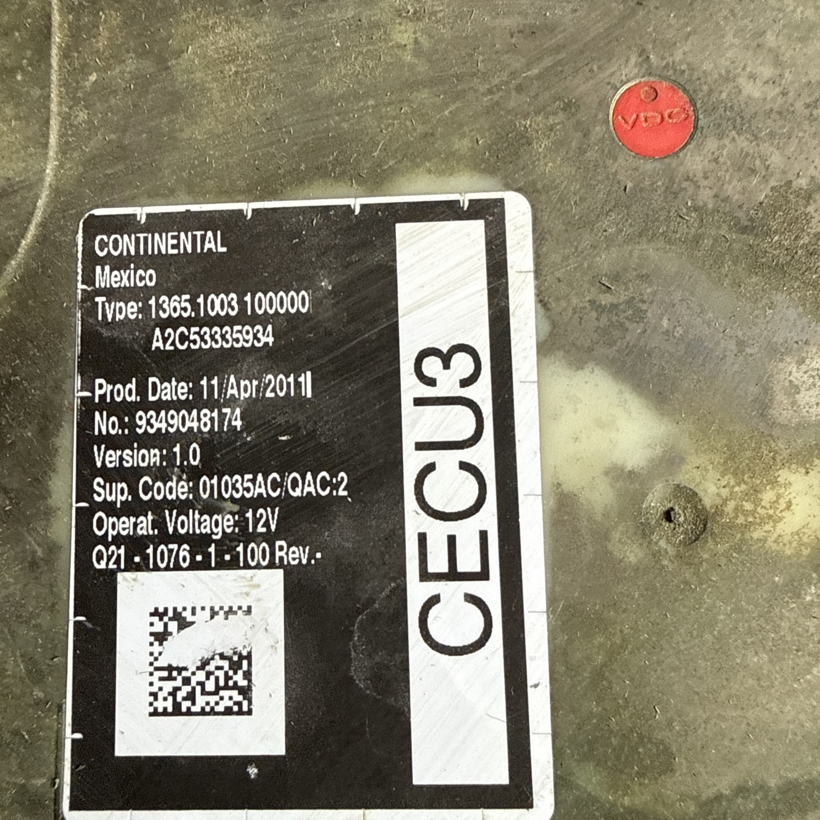 CECU3 Control Cab T680 Kenworth engine P/N: Q21-1076-1-100,A2C53335934